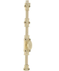 Solid Brass Window Cremone Bolt With Classic Style, Heavy Duty 6 Feet, Polished Lacquered Finish, Cut-To-Fit Rod
