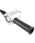 Pro Grade Double Head Metal Nibbler Cutter For Sheet Metal and Aluminum construction with black handle and silver head