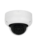 Front view of 4MP Dome IP Camera With Fixed 2.8mm Lens, IR Night Vision Up To 50m, Built In Microphone, Motion Detection