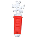 Slick HVLP Paint Sprayer Kit With 1.7Mm Tip And Roomy 600Ml Cup Optimized For Quick Car And Honeydo Furniture Jobs That Roll On Smoothly Without Any Stress. Red handled multi-tool with measurements.