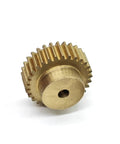 0.7 Module 47 Teeth Brass Spur Gear With Straight Teeth Cylindrical Gear 11mm Bore 34.3mm Diameter 5mm Tooth Thickness