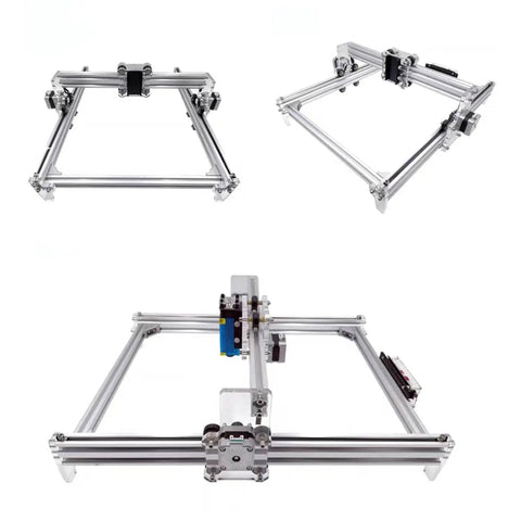 40x80 T Slot Aluminum Extrusion For 3D Printer Parts And CNC DIY Frames Silver Two 700mm Lengths Built For Custom Builds hardware setup