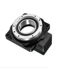 Heavy Duty Hollow Rotary Actuator With A 130mm Platform And Precision Gear Ratio 18 For Seamless 360 Degree Spin To Handle Industrial Builds Like A Boss Paired With 400W Servo Motors, showcasing a cast iron base and bearing core.