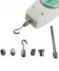 Push Pull Force Meter Analog Gauge For Precise 10N To 500N Force Testing Handy Dynamometer with hooks and tips