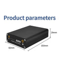 Dimensions of Handheld Mini Spot Welder Kit For DIY Projects, Portable Welding Pen, 103mm x 82mm x 29mm, black casing.