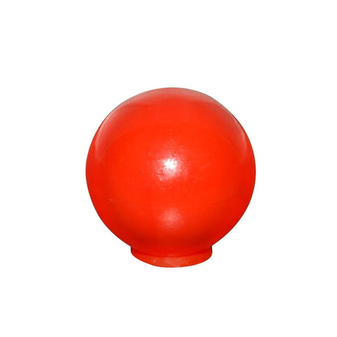 Badass Red Plastic Ball Knob Handle M6 Threaded 25 Millimeter Diameter Smooth Grip Quick Turn Heavy Duty Industrial Hardware For Cabinetry And Sweet Machine Controls