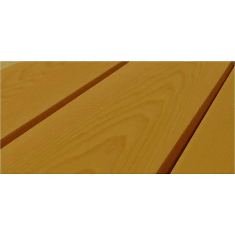 Solid Waterproofing Stain For Wood Maple Brown 1 Gallon decking showing natural maple wood grain.