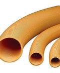 One Point Five Inch Flexible Non Metallic Electrical Conduit Raceway 50 Foot Orange Roll showing three sizes of conduit for wire routing.