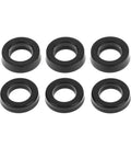 Three Piece Portable Cleaning Machine High Pressure Pump Head O Ring Set With 12x20x5mm And 12x20x5.3mm Rubber Seals For Pump Covers Compressor Housings Instrument Housings Pipelines Food Processing And Automotive Systems, six black rubber O-rings