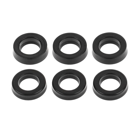 Three Piece Portable Cleaning Machine High Pressure Pump Head O Ring Set With 12x20x5mm And 12x20x5.3mm Rubber Seals For Pump Covers Compressor Housings Instrument Housings Pipelines Food Processing And Automotive Systems, six black rubber O-rings