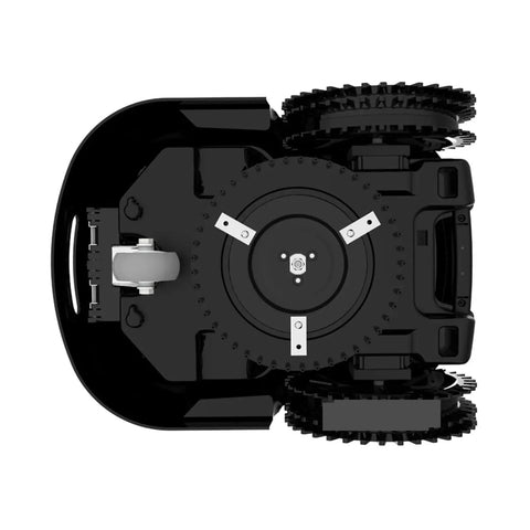 Top view of Smart Robot Lawn Mower With Ultrasonic Sensor And WiFi App No Fuss Maintenance Quiet Operation 1800m2 Coverage