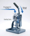 Semi Automatic Grommet Machine Heavy Duty Hand Press For Eyelets And Punching Includes 5000 Three Eighths Inch Grommets