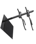Premium Adjustable Pour Over Coffee Dripper Stand featuring a smart double layer brewing station in black aluminum alloy.