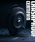 Road Ready Twenty Two Inch Cymbal Case Packs Thick Foam Guard, crashproof, black hard shell for ten 21 inch cymbals.