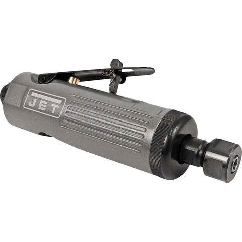 Quarter Inch Pneumatic Die Grinder With Up To 23000 RPM For Pro Grade Deburring And Detail, Lightweight Aluminum Body, Variable Speed Throttle, Sealed Ball Bearings, Safety Lock, Built In Air Regulator