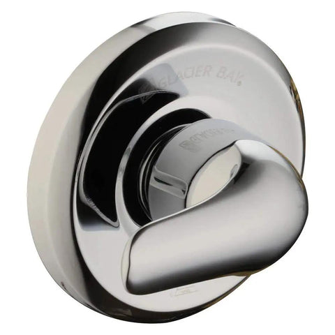 Aragon Two Handle Tub And Shower Faucet With One Spray Showerhead Chrome Finish Valve Included Refurbished And Tested For Like New Performance Easy Install Durable Metal Construction, chrome handle close-up
