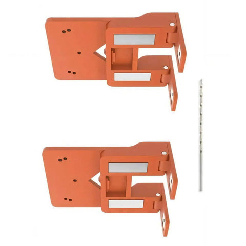 Cabinet Door Hinge Spacer 2.6mm Alignment Tool With Twist Drill Bit For Quick Install And Precise Positioning Magnetic Easy Setup