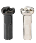 Black and silver spoke nipples from 50 Pcs Pack Ultralight Steel Bike Spoke Nipples 12G 13G 14G In Black And Silver