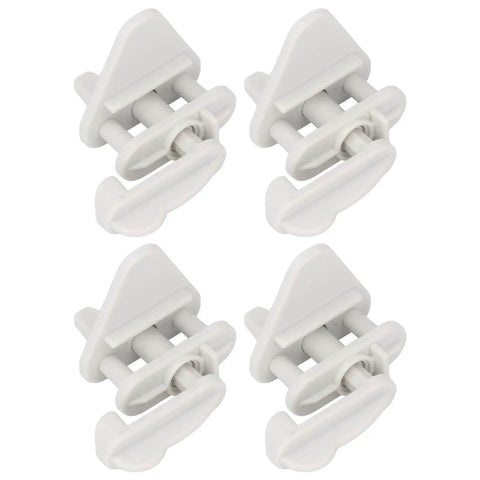 Gate Latch Kit Four Pack for ABS Pontoon Door Frames on Square Size Boats and Yachts Must Have RV Accessory