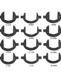 12 durable wrenches from the 13 Piece Car Chassis Repair Wrench Kit For Steering And Chassis Maintenance Heavy Duty Steel Tools