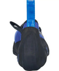 Rear view of Sirius Lace Climbing Shoes With Grippy RS Rubber Outsole Offset Lacing For A Custom Fit Built For Indoor Gym Training And Outdoor Steep Climbs Blue And Black Size 9.5