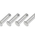 8 By 30 Millimeter Clevis Pins Set Of Four In 304 Stainless Steel With Flat Head For Hitch Pin Lock Link Hinge Systems Heavy Duty Durable Corrosion Resistant Hardware For Trailers Boats And Industrial Projects Silver, four pins