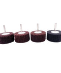 Complete 4-Piece Non-Woven Buffing Wheel Set For Drills With 120 180 320 600 Grit Polishing Wheels For Metal Wood Plastic