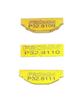 Gripper Jaws And Anvil Plate Repair Kit P32.8109, P32.8110, P32.8111 For P328S P329S Battery Powered Plastic Strapping Tool, yellow metal parts