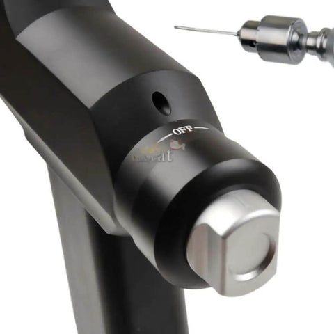Close-up of Top Tier Heavy Duty Veterinary Orthopedic Electric Power Drill And Cannulated Bone Drill Kit, 14.4V cordless device controls.