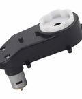 RS390 Electric Motor Gearbox 12V High Torque DC Speed Drive Replacement for Kids Ride On Cars, black casing, white gear visible