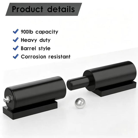 Beefy Barrel Gate Hinge Set For Outdoor Use Heavy Duty Weld On Hinges That Handle Rough Weather And Heavy Gates