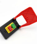 Heavy Duty Electromagnetic Pushbutton Paddle Switch For Table Saws 220V To 240V 16A 5E4 Safety Switch With Emergency Stop Cover