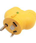 NEMA TT-30 RV Power Splitter Adapter 125V 30A Lighted TT-30P to Dual TT-30R Receptacles 3750 Watt 3-Prong Plug for RV Hookup