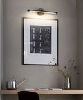 Sleek Black Hardwired Picture Light for Paintings and Wall Art LED Gallery Display Lighting with 24.21 Inch Reach, 12W Power, 3000K