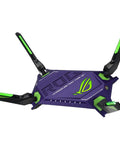 Rog Rapture GT AX6000 EVA Edition Dual Band WiFi 6 Gaming Router with extended antennas and unique design
