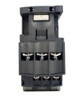Three Pole Three Normally Open AC Magnetic Contactor 32A Rating 24V Coil Industrial Electrical Relay black housing front view