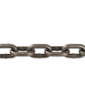 Grade 43 High Test Industrial Coil Chain Hot Galvanized 3 8 Inch Trade Size 200 Feet Long With 5400 Lbs Rating for rugged hauling.