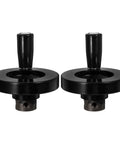 Lathe Hand Wheel Rotating Handle Set In Black Bakelite And Aluminum Alloy Round Crank Prevents Slippage Dual Installation