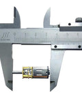 GA12 N20 Micro DC 6V 200 RPM High Speed Reduction Motor with Mini Metal Gear Box measured with caliper