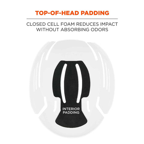 Interior view of Skullerz 8945 Universal Bump Cap Gray with closed cell foam padding for comfort and odor resistance