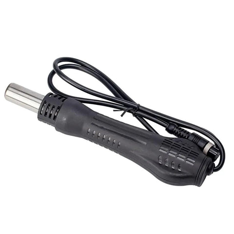 2 In 1 Hot Air Soldering Station For SMD Rework And Desoldering With BGA IC Welding Tool, black metal body, silicone shell