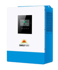 5000W 48V Pure Sine Wave Solar Inverter Charger With 100A MPPT And 40A AC Battery Charger, 120V Output, front view
