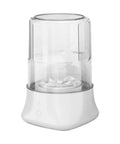 Portable Underwear Washer Mini Compact Laundry Device Built In Rechargeable Battery Perfect For Dorms Apartments And Travel Quick Spin Cycle Skips Hand Scrubbing Making Tiny Loads Clean As A Whistle No Plumbing Needed, top view of white mini washer.