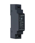 Ultra Slim Step Shape DIN Rail Power Supply 5V 2.4A 12W Switching Module featuring compact design and clear labeling for easy connection.