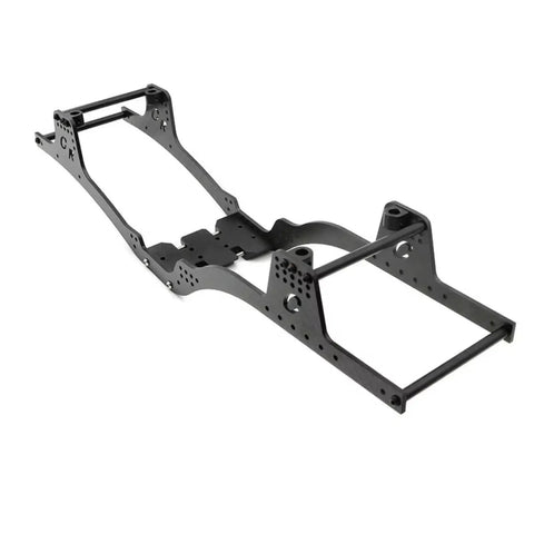Carbon Fiber RC Car Chassis Frame Kit For Capra SCX10 I II III LCG Low Center Of Gravity, CNC processed, lightweight, black