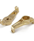 Premium Heavy Duty Brass Front Hub Carrier Assembly Kit For One Ten Scale Rc Rock Crawlers, showcasing durable brass parts.