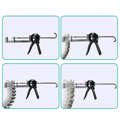 Flexible Conveyor Chain Plate Remover Tool With Three Interchangeable Heads, removing plastic conveyor chains