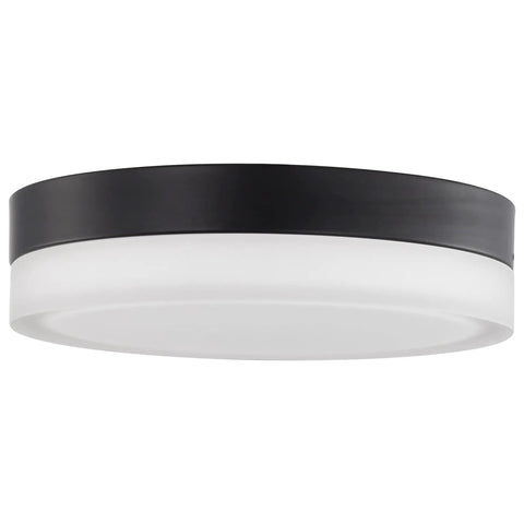 Dope LED Flush Mount Ceiling Light 11 Inch Brushed Nickel Pi Collection Damp Rated Modern Transitional Fixture