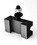 Heavy Duty Oversize Turning Facing Tool Holder For Wedge Type Quick Change Metal Lathe Post Up To 12 Inch Swing, steel construction.