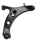 2 Front Lower Control Arms With Ball Joints Kit For 2010 To 2014 Subaru Outback And Legacy, black steel suspension arm